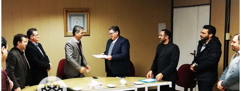 آیین تودیع محسن شفیقی معاون اداری مالی شرکت سهامی فرش ایران