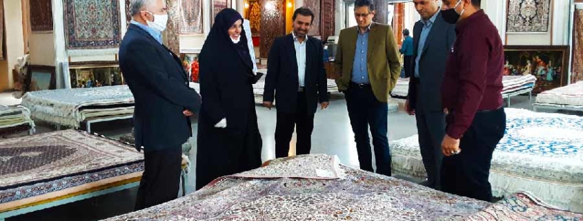 فرح‌ناز رافع از شرکت سهامی فرش ایران بازدید کرد