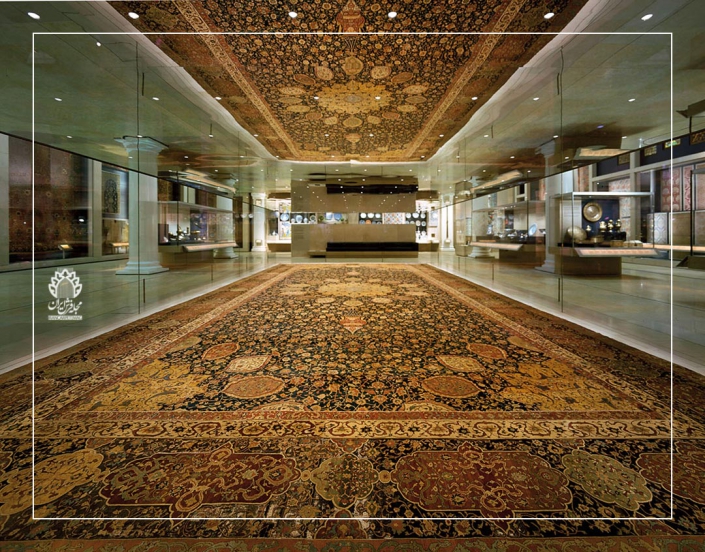فرش اردبیل در گالری جمیل موزه ویکتوریا و آلبرت لندن