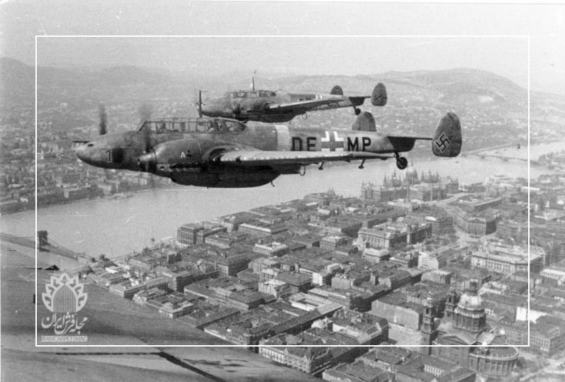 پرواز هواپیماهای آلمانی بر فراز بوداپست، ژانویه 1944م