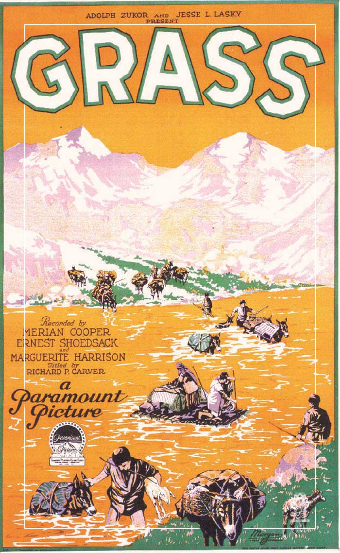 پوستر فیلم علف، 1925م