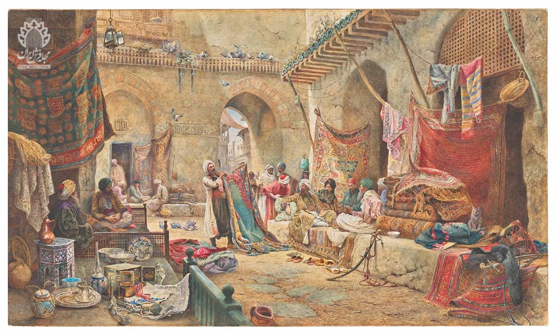 بازار فرش قاهره اثر چارلز رابرتسون