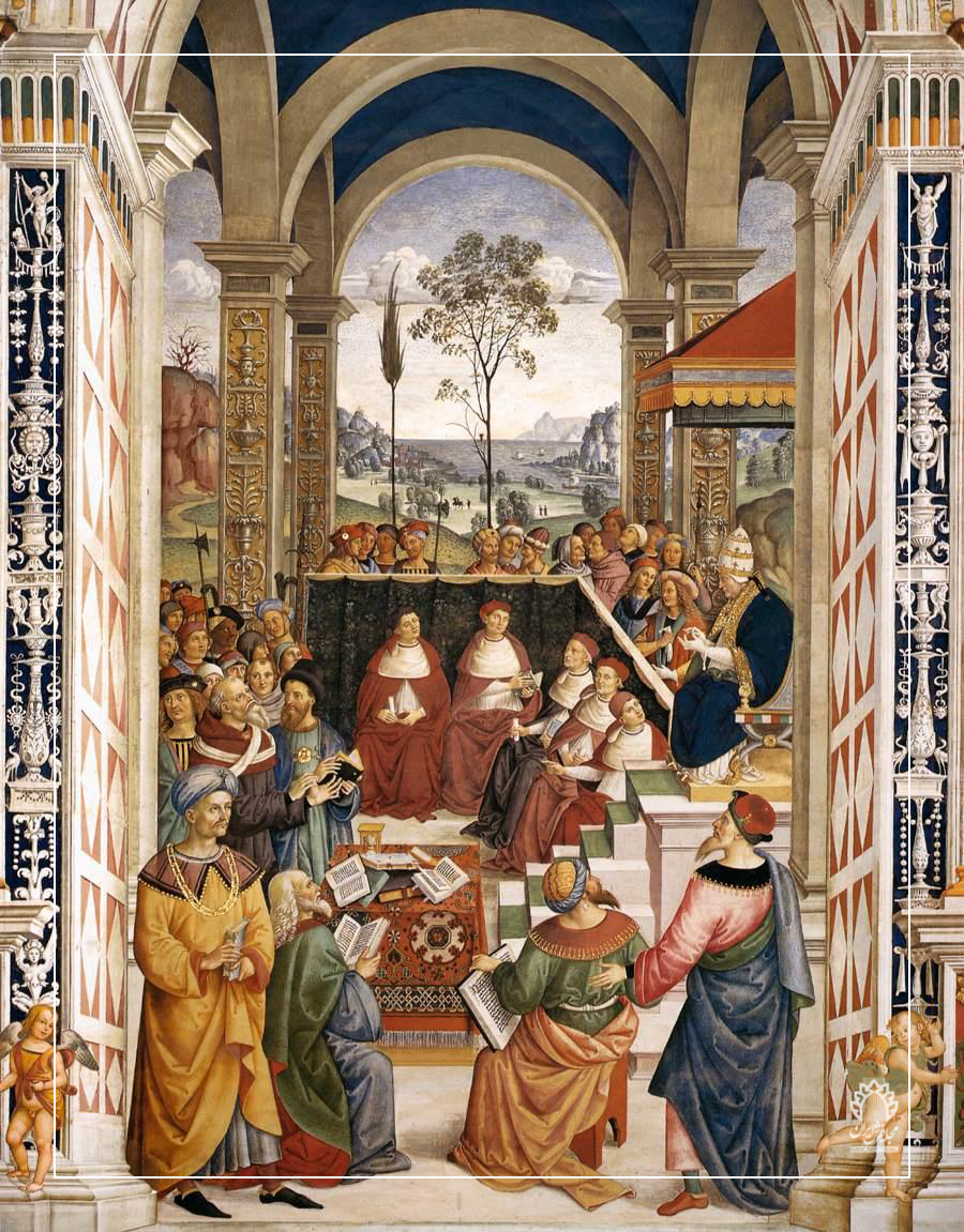 نقاشی دیواری کتابخانه پیکولومینی در گنبد سیهنا ، ۱۵۰۲-۱۵۰۹