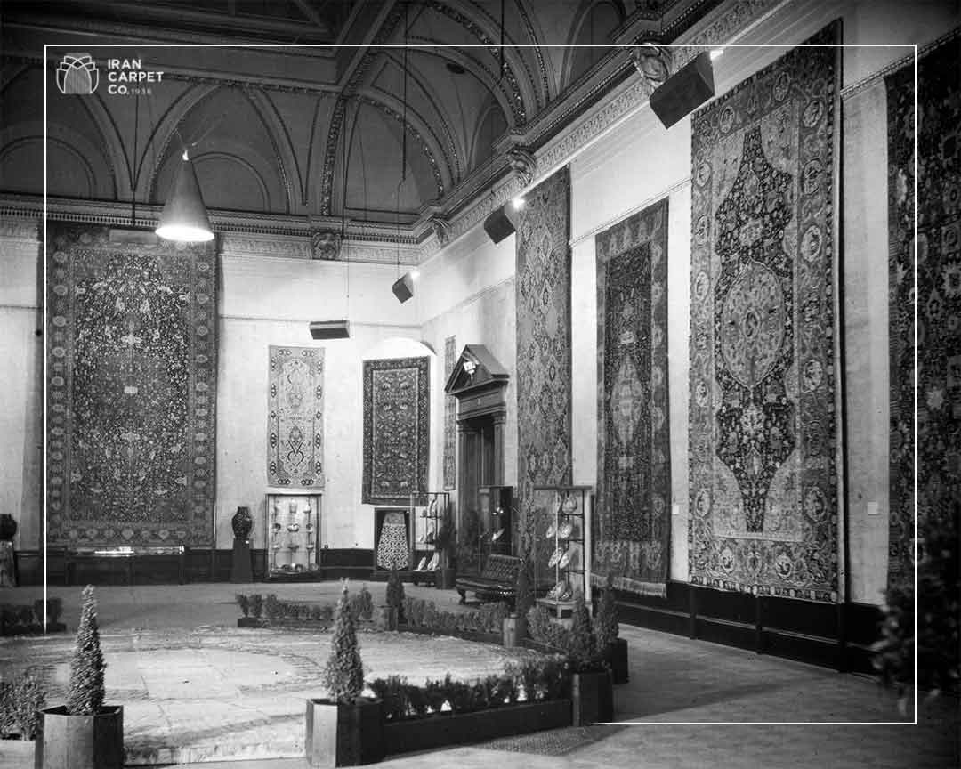 نمایشگاه 1931 لندن و مفروش بودن قالی مقبره شاه عباس دوم