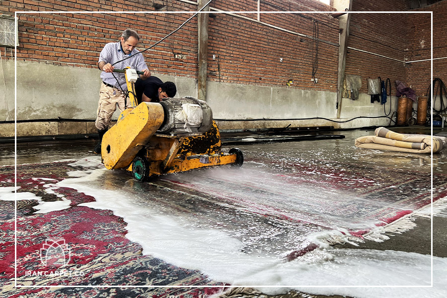 قالیشویی شرکت فرش ایران-کارخانه های تامین مواد اولیه فرش دستباف کرج