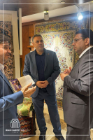 بازدید مدیران مناطق آزاد اقتصادی از شوروم شرکت فرش ایران در هتل میثاق مشهد4