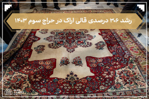 سومین جلسه حراج فرش دستباف کارکرده-شرکت فرش ایران