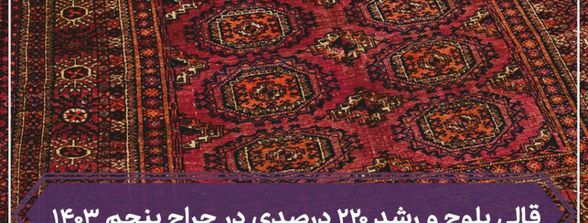 شاخص پنجمین جلسه حراج فرش دستباف کار کرده سال ۱۴۰۳-شرکت فرش ایران