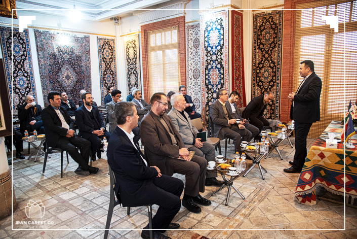 جلسه معارفه دکتر سید غیاث الدین طاهری-مدیرعامل جدید شرکت فرش ایران15