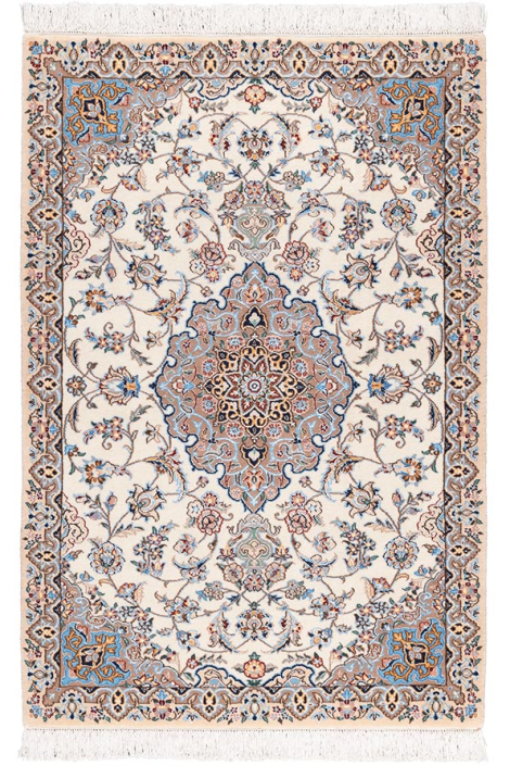 فرش دستباف نائین 45 رج قواره ذرع و نیم کد: 421771-رنگ سال 2026-شرکت سهامی فرش ایران