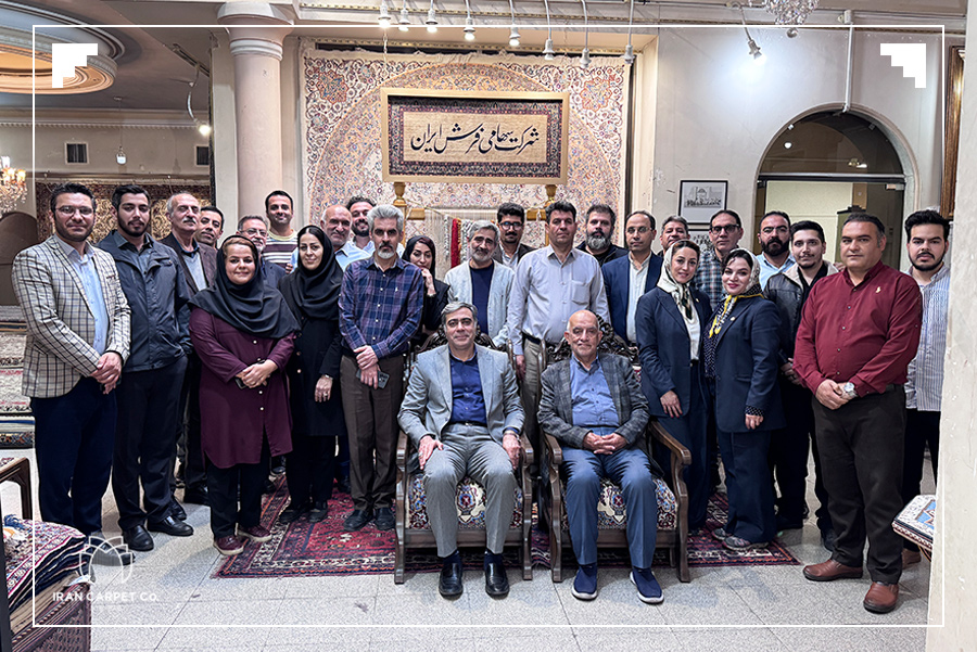 دیدار نوروزی دکتر معدن چی زاج با همکاران شرکت سهامی فرش ایران11