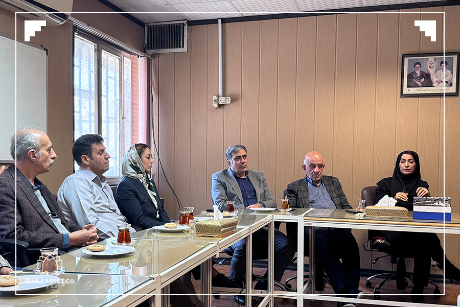 دیدار نوروزی دکتر معدن چی زاج با همکاران شرکت سهامی فرش ایران2