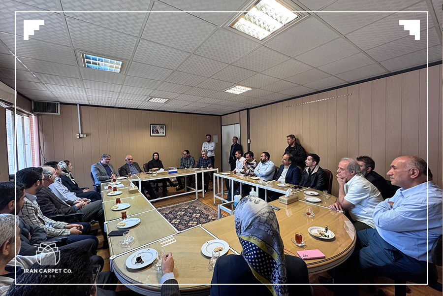 دیدار نوروزی دکتر معدن چی زاج با همکاران شرکت سهامی فرش ایران6