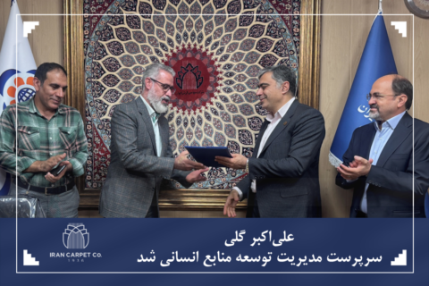 انتصاب جدید در شرکت فرش ایران؛ علی‌اکبر گلی مدیر توسعه منابع انسانی شد